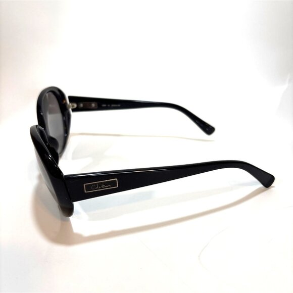 Cole Haan Womens Oversized Black Oval Sunglasses With UV Protection - Picture 2 of 3